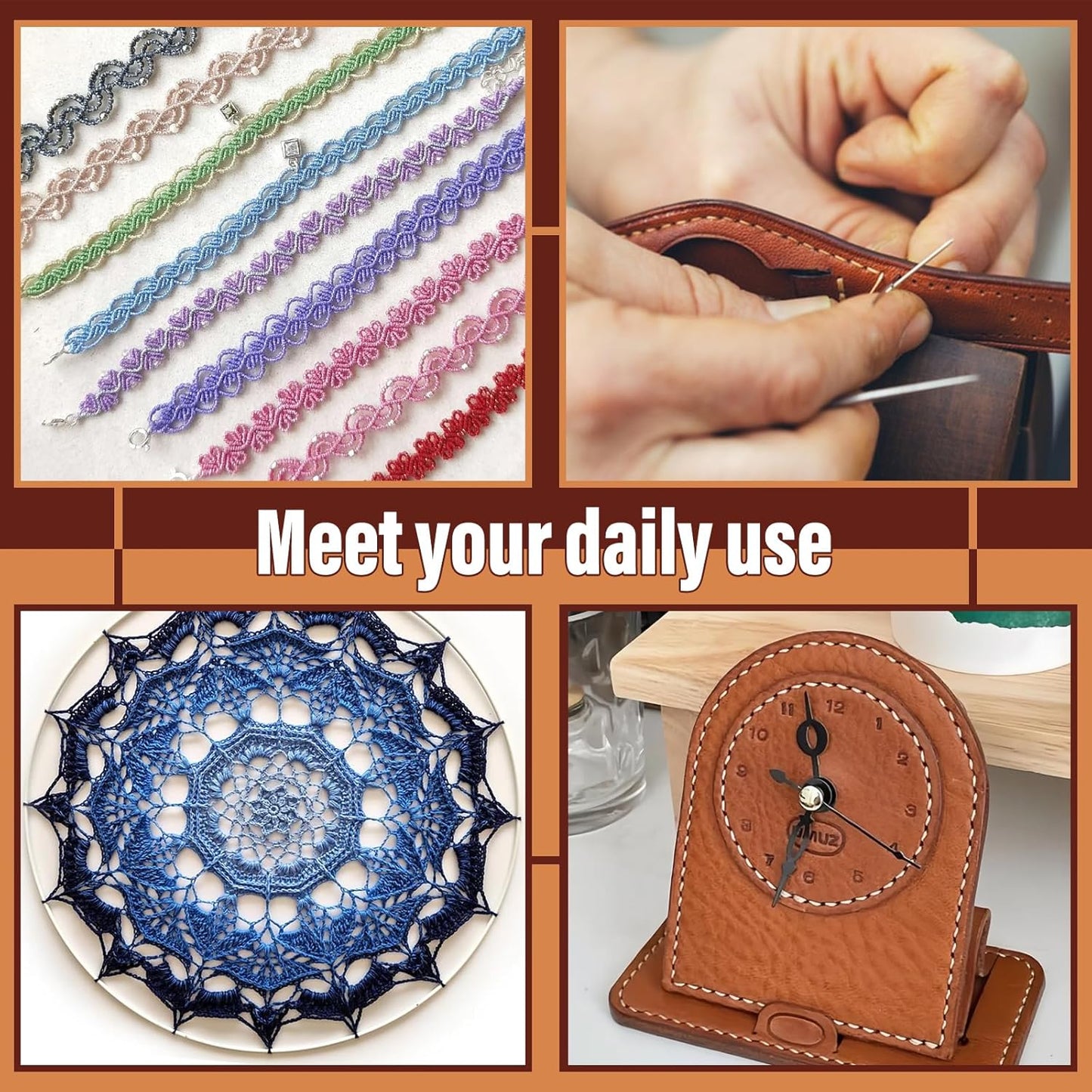 0.55 mm Round Waxed Thread, 14 Colors 76 Yards Spool Wax Coated String, Leather Sewing Waxed Thread for Sewing, Stitching, Beading, Braiding, Bracelet, Bookbinding